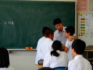担任の先生相手に喫煙を断ります
